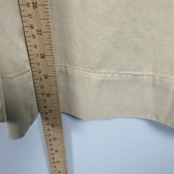 Urban Outfitters BDG Wide Leg Pants Women 10 Beige Mid Low Baggy y2k Cargo 452 - Picture 11 of 13